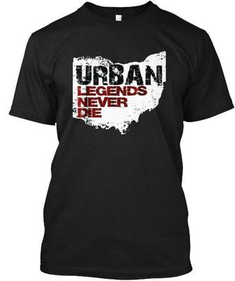 Cool Urban Legends Never Die Ohio Tričko Vyrobeno v USA Velikost S až 5XL