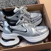 Fashion Silver Increase  Thick Bottom Sneakers Female 2024 Fall and Winter New Leather Casual Pops Shoes Sneakers Women Hot Style