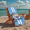Ultra-Soft Beach Towel with Manchester City Theme,Ideal for Pool - Camping, Diving - Perfect Travel Essential, Vibrant Beach Towel.