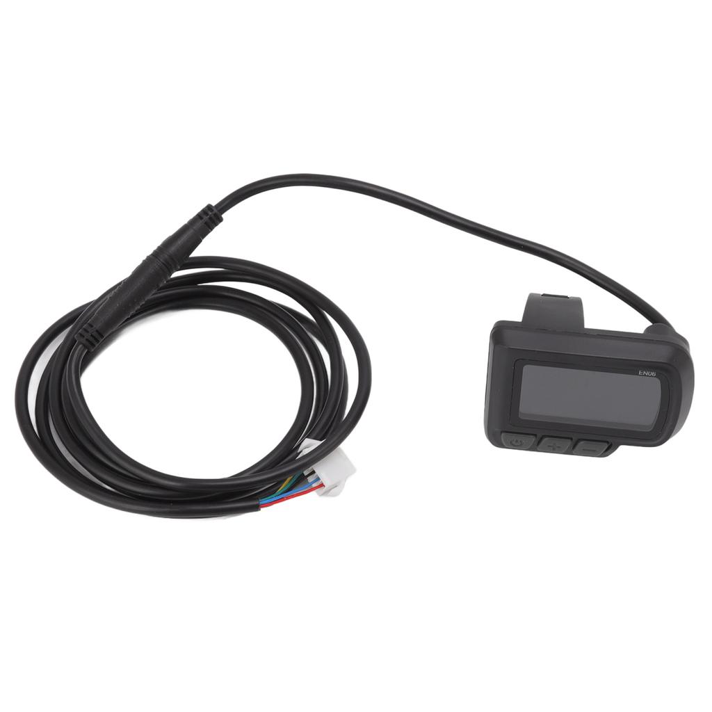 LCD EN06 Elektrisk Display Elektrisk Sykkel Smart Flytende Krystall Måler Vanntett Kobling