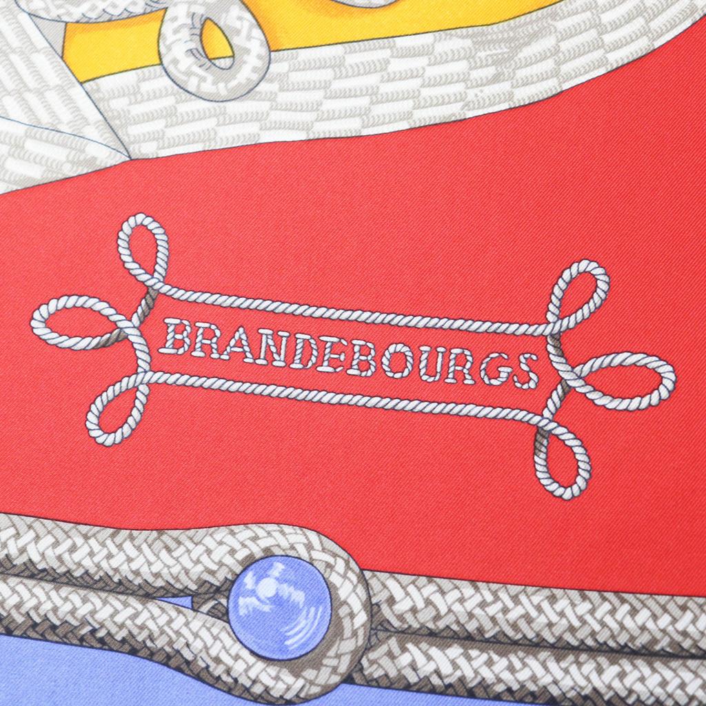 Pristine HERMES scarf Galons et Brandebourgs silk Women Used