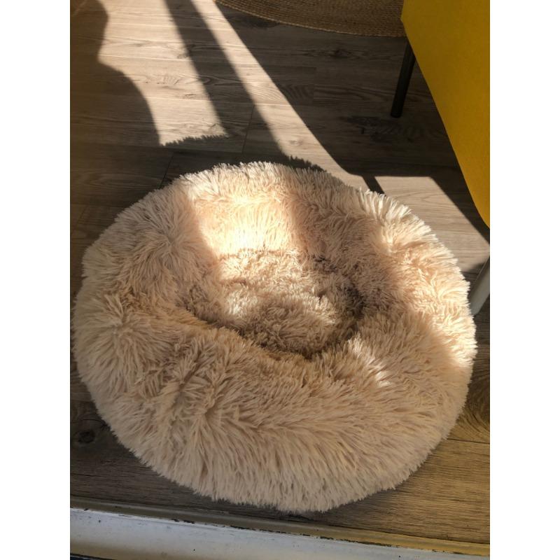 Super Soft Dog Bed Plush Cat Mat Dog Beds Round Cushion Pet Product Accessories Washable Dog and Cat Cushion Bed Winter Warm Sofa Hot Sell
