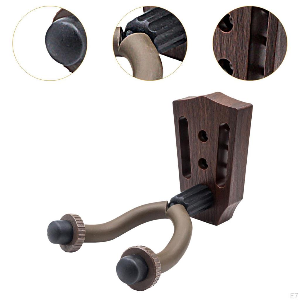 Guitar Holder Wall Mount Hook for Acoustic And Electric Guitars