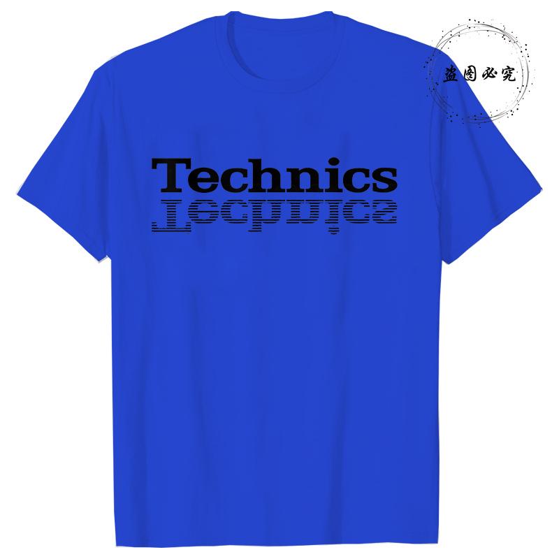 

Technics Unisex Tees Shirt Dj Turntable Music House Techno Electronic Hip Hop New Hot Summer TShirt Fashion Casual Streetwear 4XL