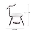 Deer Wrought Iron Aroma Burner Candle Holder with Gift Box for Indoor Fragrance