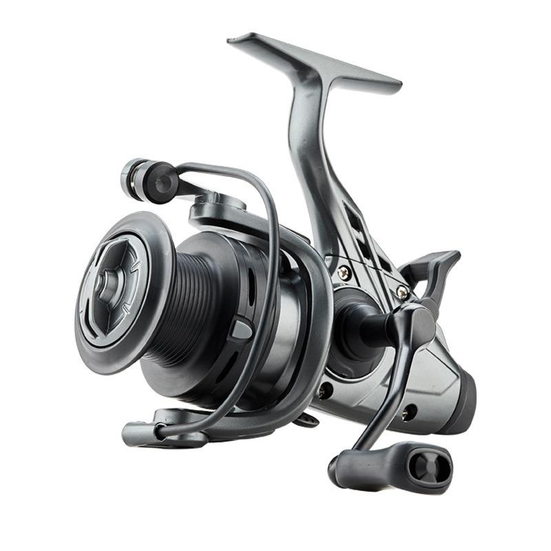 Mavllos NEC Přední a zadní brzda Spinningový rybářský naviják Cívka pro daleké hody Evropský kaprový rybářský naviják s brzdnou silou 8 kg, Převodový poměr 5,2:1