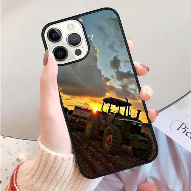 Farm Vehicle Tractor Phone Case Cover For iPhone 17 Air 15 16 14 Plus 11 12 13 Pro Max Apple max