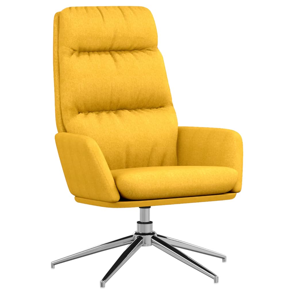 Recliner Chair Mustard Yellow Fabric