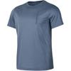 Round Neck Loose Fit Sports Quick Dry Cool Feeling Breathable Short Sleeve T-Shirt Men Tops Fire-Gray P324M003-011T