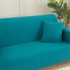 1/2/3/4 Sitzer Unifarbener Sofabezug Vollständige Abdeckung Staubdicht Universeller Bezug Jacquardstoff L-Form Sofabezüge für Wohnzimmer