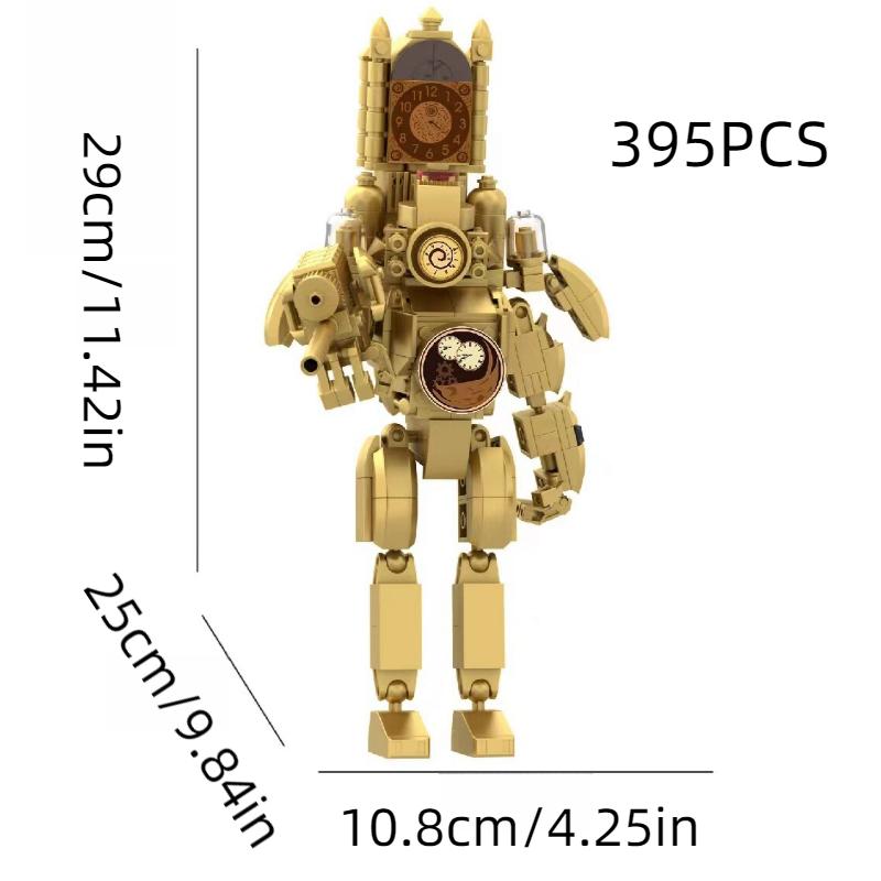 

Скибиди Золотой Туалет Титан Время Человек Конструктор Сделай Сам Пазл Игрушка АБС Подарок для Ребенка