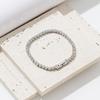 Full Diamond Bracelet Niche Light Luxury Light Color Row Diamond Claw Inlaid Zircon Bracelet