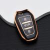 Soft TPU Car Key Case Cover Shell Fob Holder For Peugeot 308 408 508 2008 3008 4008 5008 For Citroen C4 C6 C3-XR Accessories