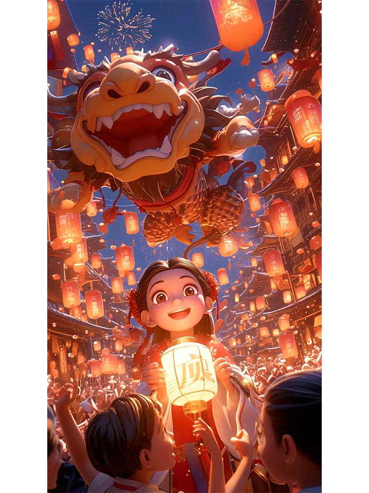 5D Cartoon Diamond Painting Anime Character Landscape Full Round Square Mosaic Embroidery Cross Embroidery Set Home Decoration