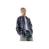 Levis Ss25 Casual Comfortable Simple Plaid Long Sleeve Shirt Men Shirts Black Green 002WE-0000