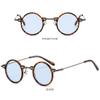 New Glasses Gradient Clear Lens Driving Shades Punk Sun Glasses Small Round Sunglasses Eyewear
