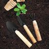 Schep Hark Compact Formaat Stevig Losse Aarde Houten Handvat Roestbestendig Mini Schep Hark voor Potplant