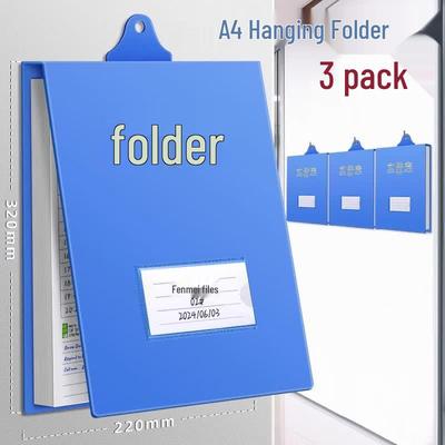 A4 Vertical Wall-Mounted Hanging File Folder
