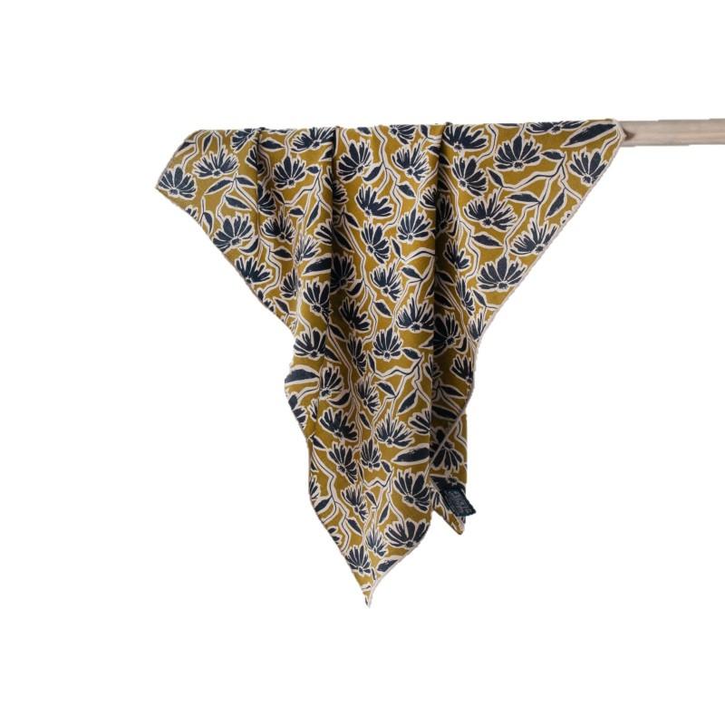Womens Silk Wool Square Scarf Double-sided Print Elegant Shawl Winter Warmth Sun Protection