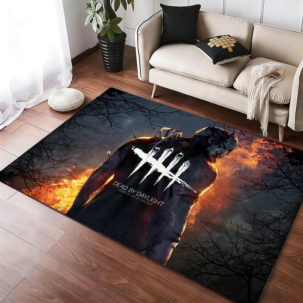 Game D-Dead By Daylight Floor Mat Soft Thickened Absorbent Non-Slip Bedroom Living Room Door Mat Home Decor Flannel Rugs