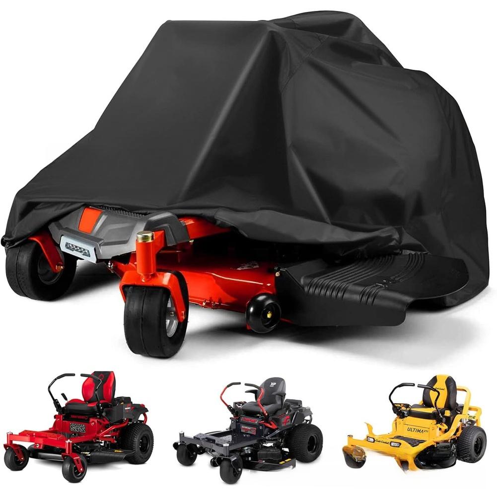 For ZERO Turn Tractor Lawn Mower Cover Heavy Duty Oxford 210L 117W 140H CM Waterproof UV Resistant Elastic Hem