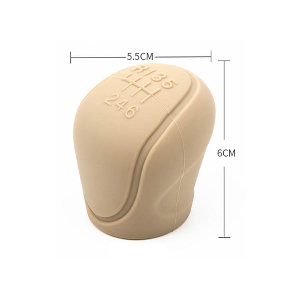 Universal Car Silicone Gear Shift Knob Cover Gear Shift Non-Slip Grip Handle Protective Covers Car Interior Accessories