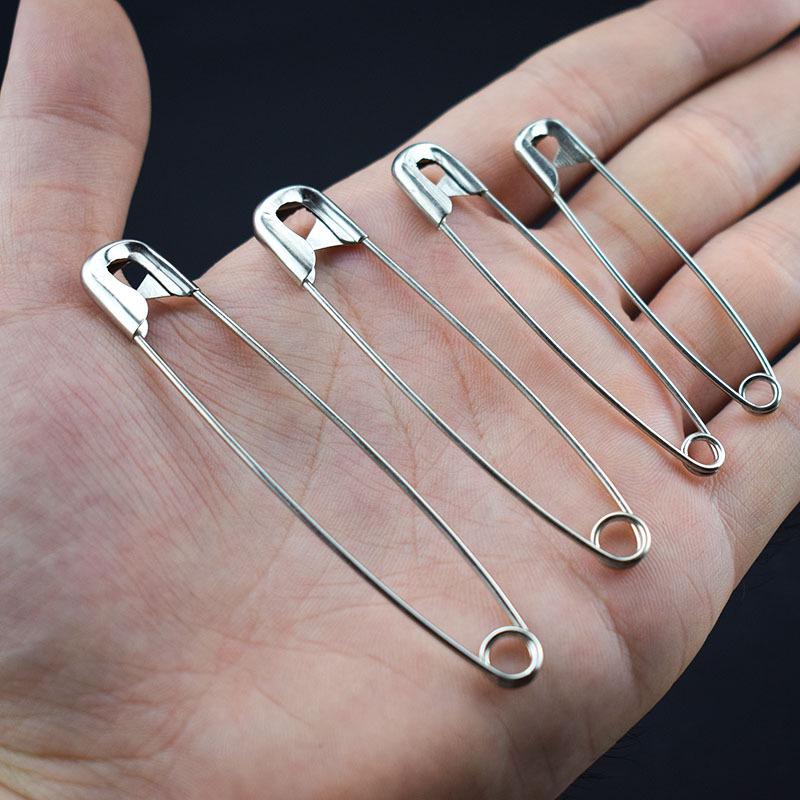 Large Old-Fashioned Safety Pins for Clothes and Tags