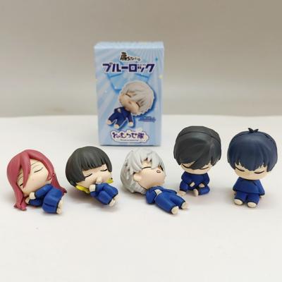 Anime BLUE LOCK Schlafende Blind Box Actionfigur 5cm PVC-Figur Yoichi Isagi Seishiro Nagi Modell Spielzeug Heimdekoration Kindergeschenk