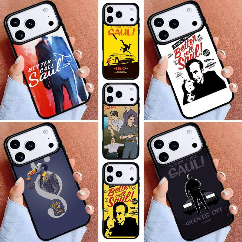 Better Call Saul Phone Case for iPhone 16e 15 14 13 12 17 Pro Max Plus Air 17pro Cover Coque