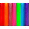 Glitter PVC Jelly Vinyl Fabric Flexible Faux Synthetic Leather  Phone Covers