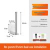 Punch-Free Wall-Mounted Stainless Steel Toilet Paper Holder