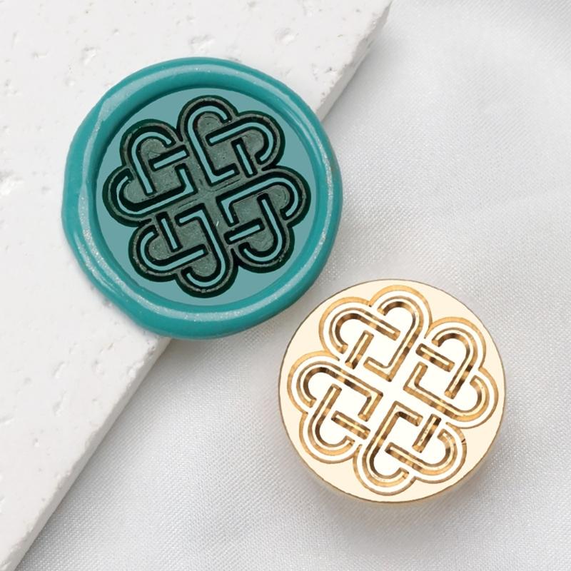 10Pcs Embossed Seal Stamp Head Scrapbooking Stamp Head for Appreciation Card Invitations Envelope Embellishment