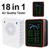 Smart Life 18 In 1 Indoor Real-Time Air Detector Detect 6AQI HCHO PM2.5 PM10 CO2 Portable Air Quality Monitor for Home Cars