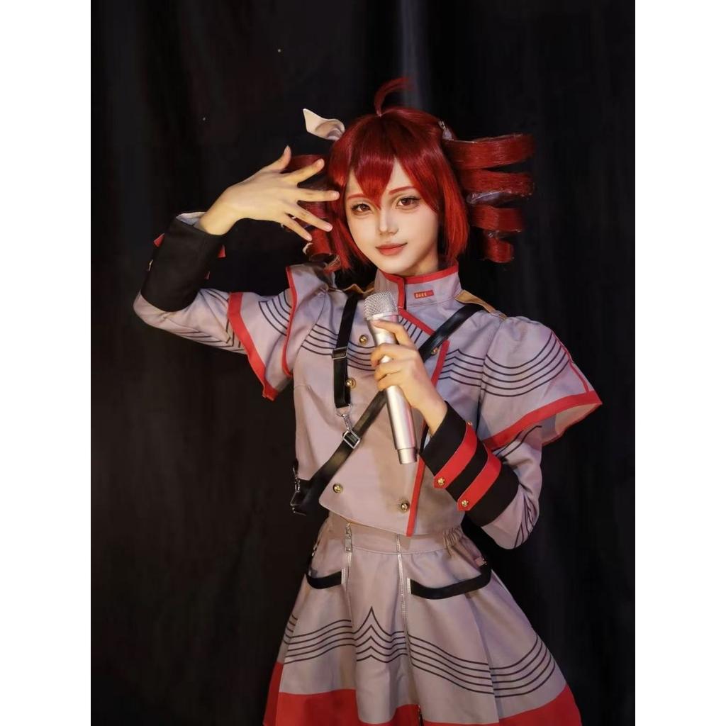 Kasane Teto Cosplay Costume Adult Carnival Uniform Halloween Party Costumes Masquerade Anime Women Game