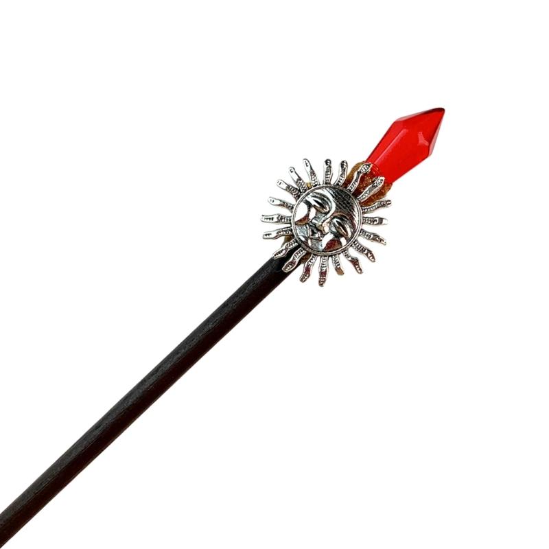 

Vintage Hairpin with Sparkling Natural Crystal for Women s Hairstyles Hair Forks