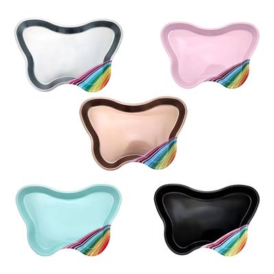Schmuckschale aus Edelstahl Nagellack-Tool-Aufbewahrungsorganizer Maniküre-Werkzeug-Aufbewahrungsschale Tragbares Make-up-Kosmetik-Tablett