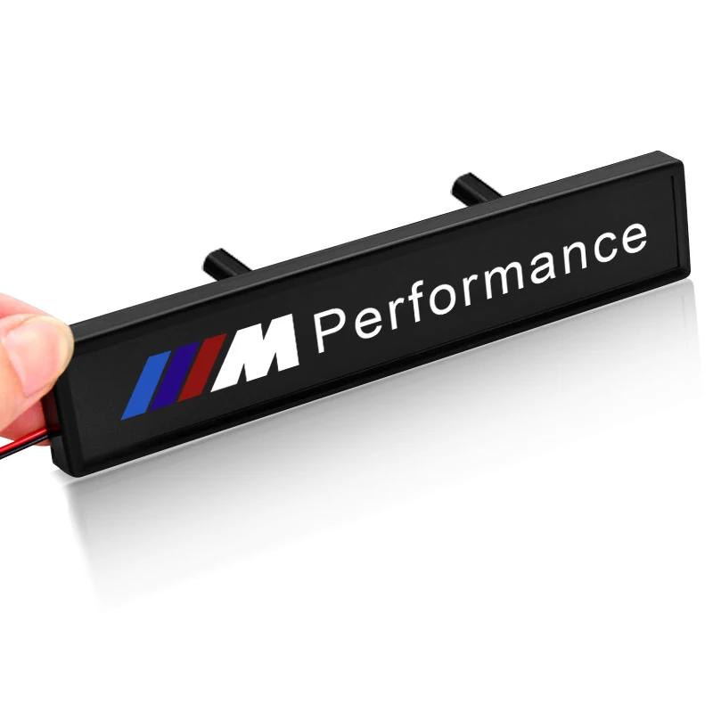 Car Decorative Light LED Front Hood Grille Emblem Badge Decor For BMW E46 E39 E90 E60 E36 F30 F10 E34 E30 F20 E92 M3 M4 M5 X5 X6