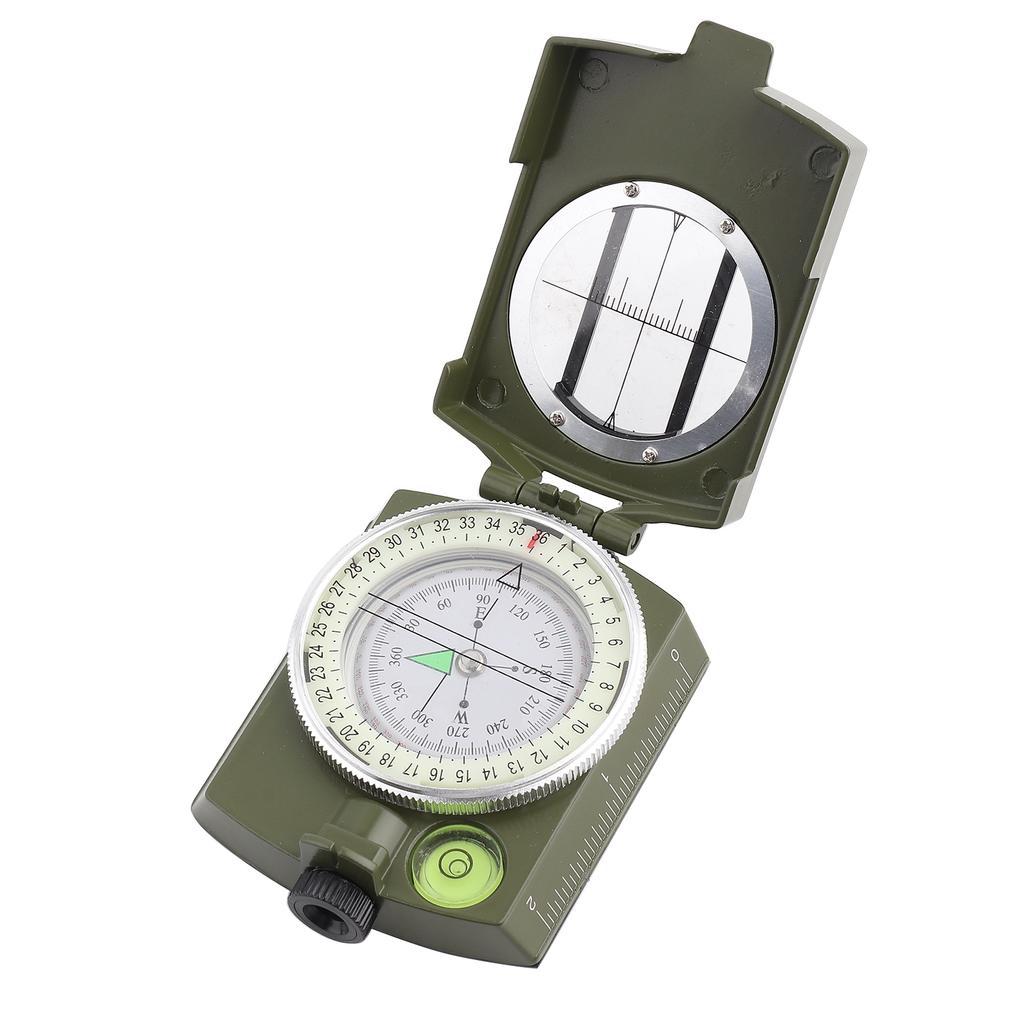 2Colors Outdoor Military Sighting Night Light Lensatic Waterproof Compass