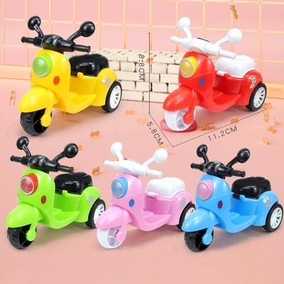 Pull Back Motorcycle Inertia Miniature Motorbike Model Interactive Toys Cartoon Vehicle Model Kids Educational Toys