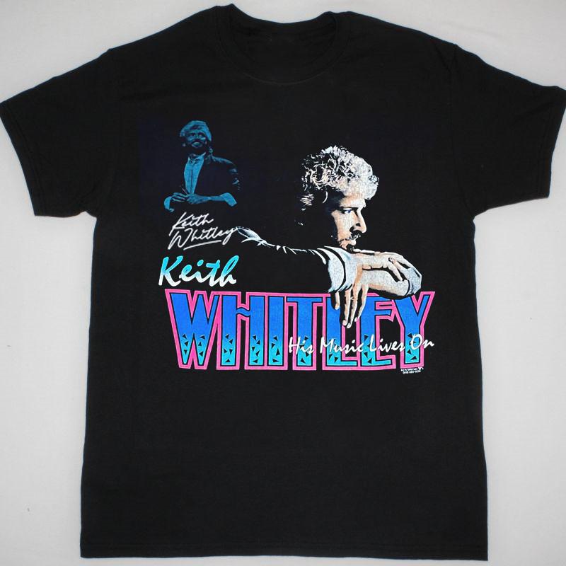 His Music Live On Keith Whitley Black All Size Unisex Black Shirt Unisex T-Shirt XL