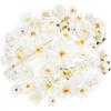 80Pcs Artificial Flower Buds 25-43mm For Wedding Floral Arrangement Photo Album Cake Decoration Bridals Hair Accessories