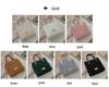 DIY TikTok-Style Grid Woven Plush Handbag - Fashionable Retro Women's Shoulder Bag