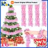 Xiaomi 1-10PCS Pink Tinsel Garland Shiny Metallic Glitter Christmas Tree Valentine Wedding Birthday Home Party Decorations