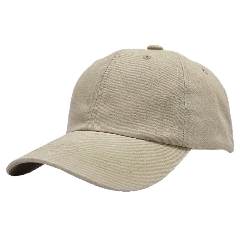 Baseballkappe aus reiner gewaschener Baumwolle: Atmungsaktiv, Weich, UV-Schutz, Entenschnabel-Design, Qualitätsgesicherte Stickerei.