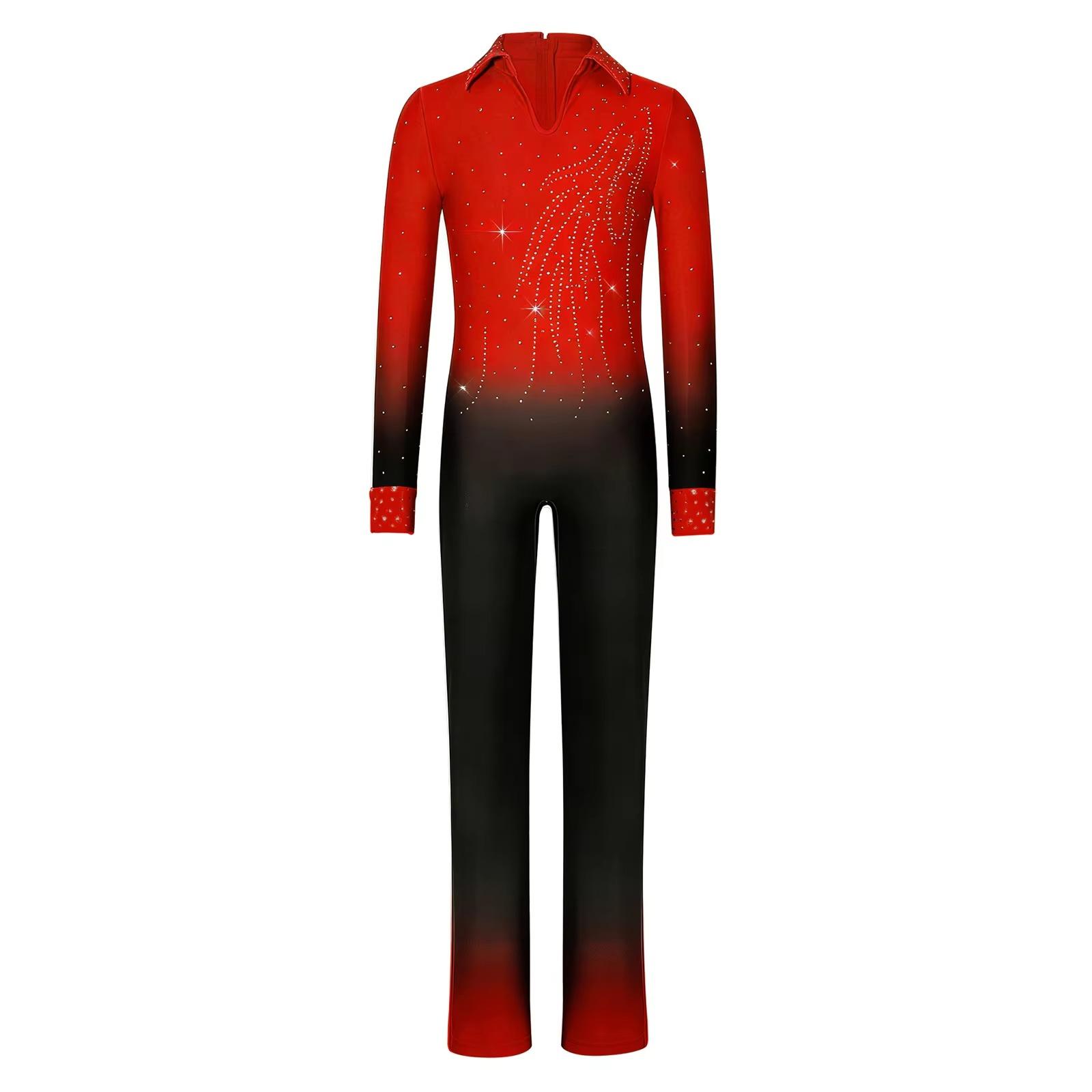 Boy`s Dance Leotard Teens Ice Skating