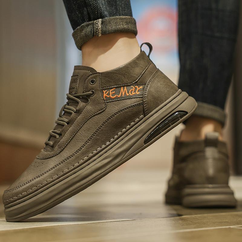 Europeiska Amerikanska Heta Herrars Höga Skor Mode Oxford Sko Herrars Fritidsskor Tjocksulade Vandringsskor Fri Frakt