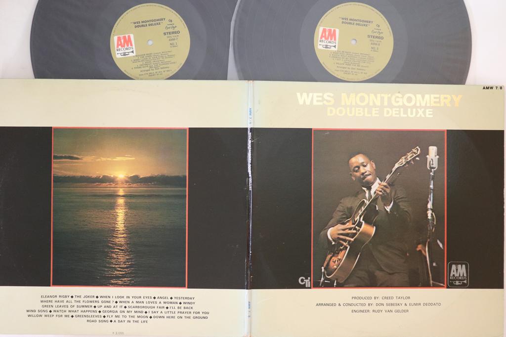 LP Record WES MONTGOMERY - Double Deluxe AMW78 A&M 1970 Japan Jazz Used