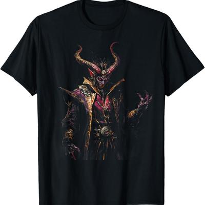 Demon Devil Satan Lucifer Occult Goth Spooky Halloween T-Shirt