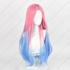 Mizi Cosplay Wig 76cm Long Dyed Gradient Wigs Heat Resistant Synthetic Hair