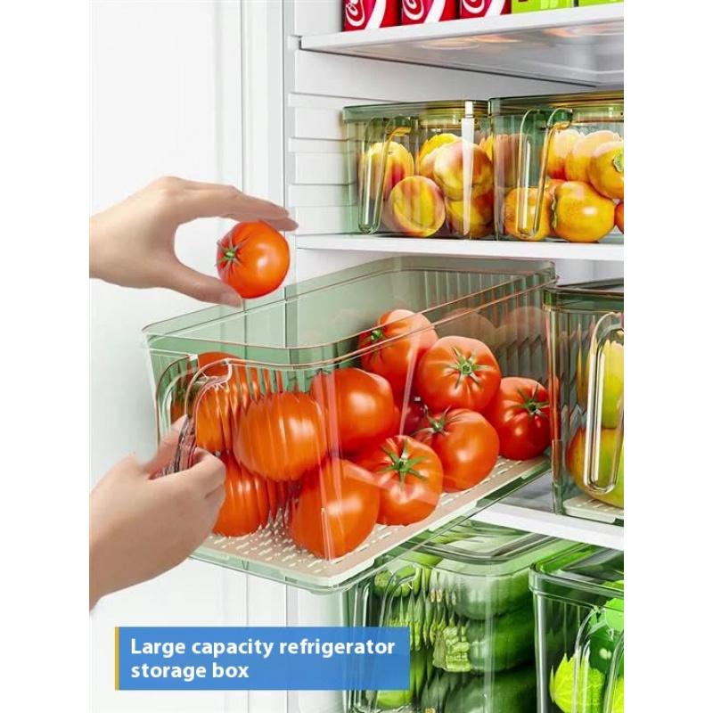 1 Stück, Langlebige Kunststoff-Küchenaufbewahrungsbox, Auslaufsichere, tragbare Aufbewahrungsbox mit Deckel für Brot, Toast, Obst und Gemüse